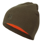 Image of Harkila Reversible Beanie - Willow Green/Orange