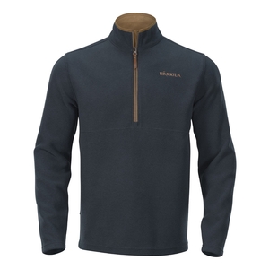 Image of Harkila Sandhem Fleece Pullover - Dark Navy Melange