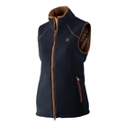 Image of Harkila Sandhem Lady Fleece Waistcoat - Dark Navy Melange