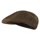 Image of Harkila Torridon Tweed Flat Cap - Terragon Brown