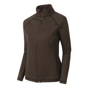 Image of Harkila Vestmar Hybrid Lady Fleece Jacket - Slate Brown Melange