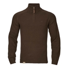Image of Harkila Vincent Merino Half Zip Pullover - Demitasse Brown