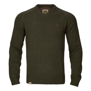 Image of Harkila Vincent Merino V-Neck Pullover - Rosin