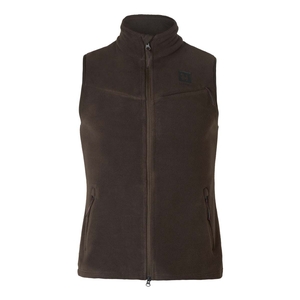 Image of Harkila Womens Aspire Fleece Waistcoat - Shadow Brown