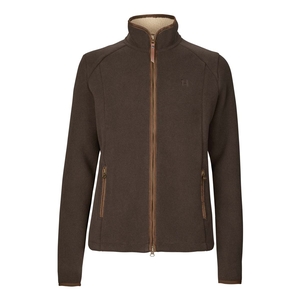 Image of Harkila Womens Sandhem Sherpa Fleece Jacket - Demitasse Brown
