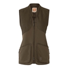 Image of Harkila Womens Skye Shooting Waistcoat - Willow Green/Shadow Brown