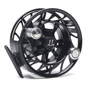 Image of Hatch Finatic 11 Plus Large Arbor Reel - Black/Silver