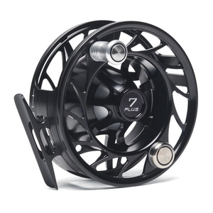Image of Hatch Finatic 7 Plus Large Arbor Fly Reel - Black/Silver