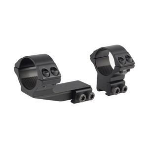 Image of Hawke 2 Piece 30mm HIGH 9-11mm Dovetail Mounts - Reach Forward 2 inch - Matte Black