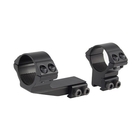 Image of Hawke 2 Piece 30mm HIGH 9-11mm Dovetail Mounts - Reach Forward 2 inch - Matte Black