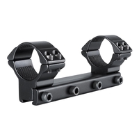 Hawke Match Mounts - 1 Piece High Double Screw 30mm Mount