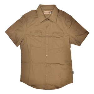 Image of Hazard 4 Mechanic Collar Stretch Work SS Shirt - Tan