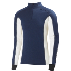 Image of Helly Hansen HH Warm Mens Freeze 1/2 Zip Turtle - Evening Blue / White