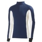Image of Helly Hansen HH Warm Mens Freeze 1/2 Zip Turtle - Evening Blue / White
