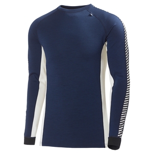 Image of Helly Hansen HH Warm Mens Ice Crew - Evening Blue