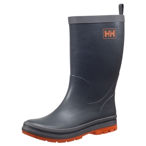 Image of Helly Hansen Midsund 2 Wellingtons - Charcoal / Mid Grey / Burnt Orange