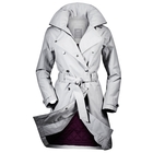 Image of Helly Hansen Welsey Insulated Trench Jacket (Women's) - Light Grey