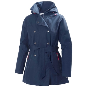 Image of Helly Hansen Welsey Trench Jacket (Women's) - Deep Steel