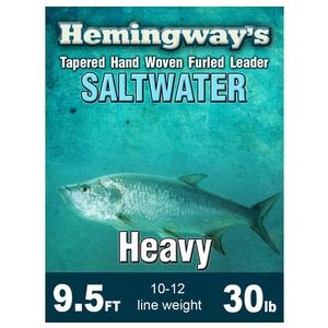 Image of Hemingways Furled Leader - Heavy - 9.5ft - 30lb