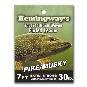 Image of Hemingways Furled Leader - Pike/Musky - 7ft - 30lb