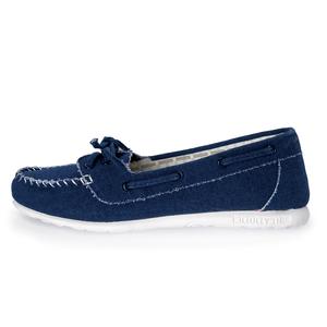 Image of Hey Dude Positano Canvas Shoe (Women's) - Navy