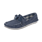 Image of Hey Dude Riva Low Pro Fabric/Suede Deck Shoe (Men's) - Sugar Blue