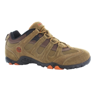 Image of Hi-Tec Quadra Classic Walking Shoes (Men's) - Smokey Brown / Burnt Orange