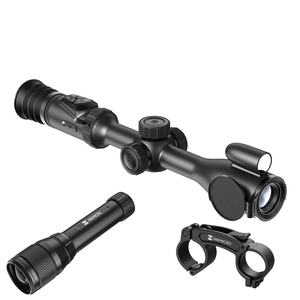 Image of HIKMicro Alpex PRO LRF Digital Day/Night Riflescope Bundle with Alpex IR Illuminator & Torch Bracket