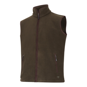Image of Hoggs of Fife Woodhall Fleece Gilet - Green