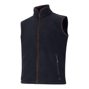 Image of Hoggs of Fife Woodhall Fleece Gilet - Soft Black