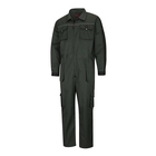 Image of Hoggs of Fife Workhogg Zipped Coverall - Green/Black