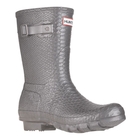 Hunter Carnaby Short Metallic Wellington BootsBoa Pewter