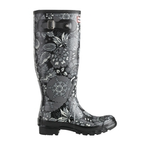 Image of Hunter Gardinia Tall Wellington Boots - Black