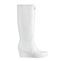 Image of Hunter Melrose Tall Wellington Boots - White