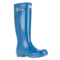 Image of Hunter Original Gloss Wellington Boots - Teal