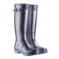 Image of Hunter Original Wellington Boots - Midnight Blue Metallic