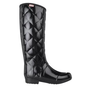 Image of Hunter Regent Savoy Wellington Boots (Women's) - Black