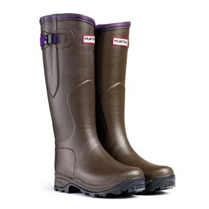 Image of Hunter Balmoral Lady Neoprene Wellington Boots (Women's) - Brown