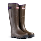 Image of Hunter Balmoral Lady Neoprene Wellington Boots (Women's) - Brown