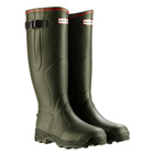 Image of Hunter Balmoral Neoprene Wellington Boots (Unisex) - Dark Olive