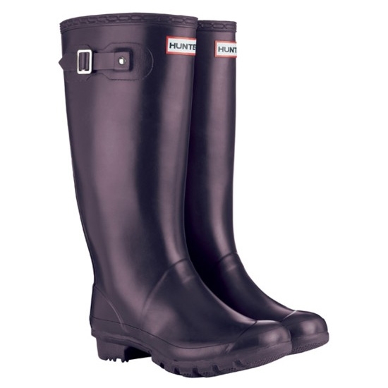 Hunter Huntress Ladies Wellington Boots - Aubergine | Uttings.co.uk