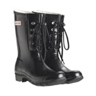 Image of Hunter Original Lace Wellington Boots - Black