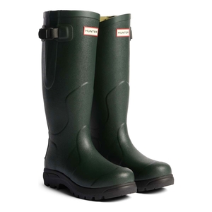 Image of Hunter Unisex Balmoral MKII Side Adjustable Boot - Dark Olive/Black