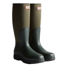 Image of Hunter Unisex Balmoral Neoprene Tall Boot - Dark Olive/Black