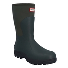 Image of Hunter Unisex Balmoral Neoprene Short Boot - Dark Olive/Black