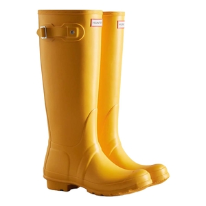 Image of Hunter Women's Original Tall Wellington Boot - Yellow