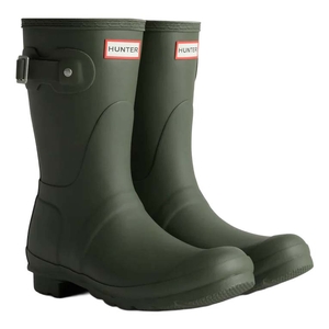 Image of Hunter Women's Original Short Wellington Boot - Dark Olive