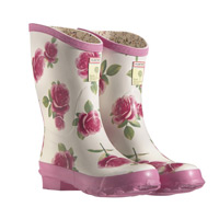 Image of Hunter RHS Short Wellington Boots - Rose