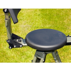 Image of Idleback Shotgun Chair - Round Seat - Black