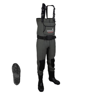 Image of Imax Challenge Chest Neoprene Chest Waders - Cleated Sole With Studs